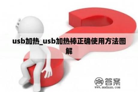 usb加热_usb加热棒正确使用方法图解