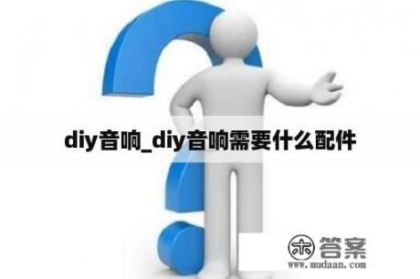 diy音响_diy音响需要什么配件