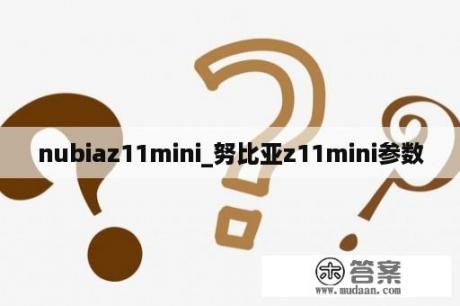 nubiaz11mini_努比亚z11mini参数