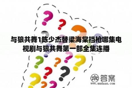 与狼共舞1陈少杰替梁海棠挡枪哪集电视剧与狼共舞第一部全集连播