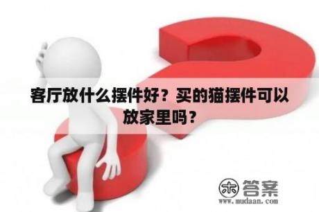 客厅放什么摆件好？买的猫摆件可以放家里吗？