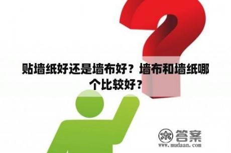 贴墙纸好还是墙布好？墙布和墙纸哪个比较好？