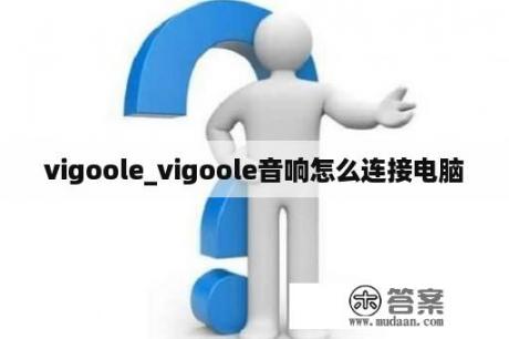 vigoole_vigoole音响怎么连接电脑