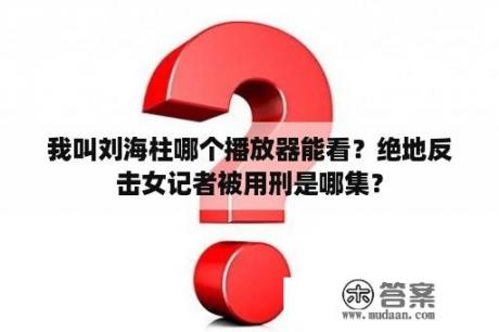 我叫刘海柱哪个播放器能看？绝地反击女记者被用刑是哪集？