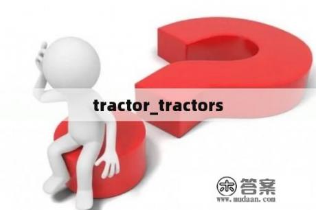 tractor_tractors