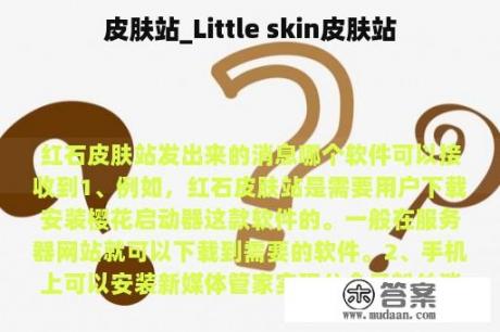 皮肤站_Little skin皮肤站