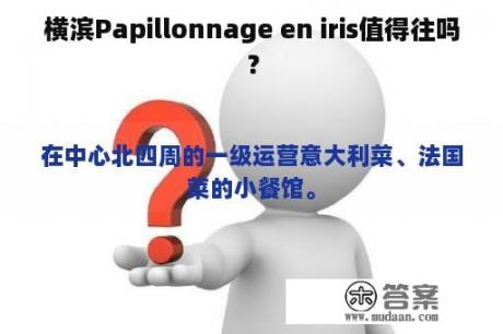 横滨Papillonnage en iris值得往吗？