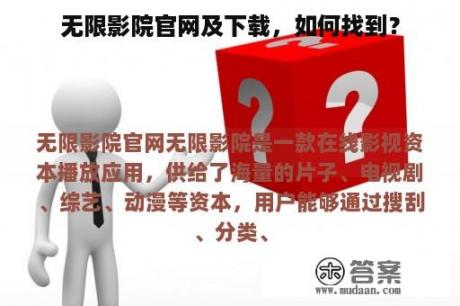 无限影院官网及下载，如何找到？