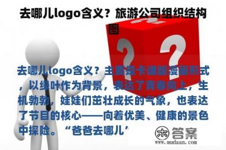 去哪儿logo含义？旅游公司组织结构图