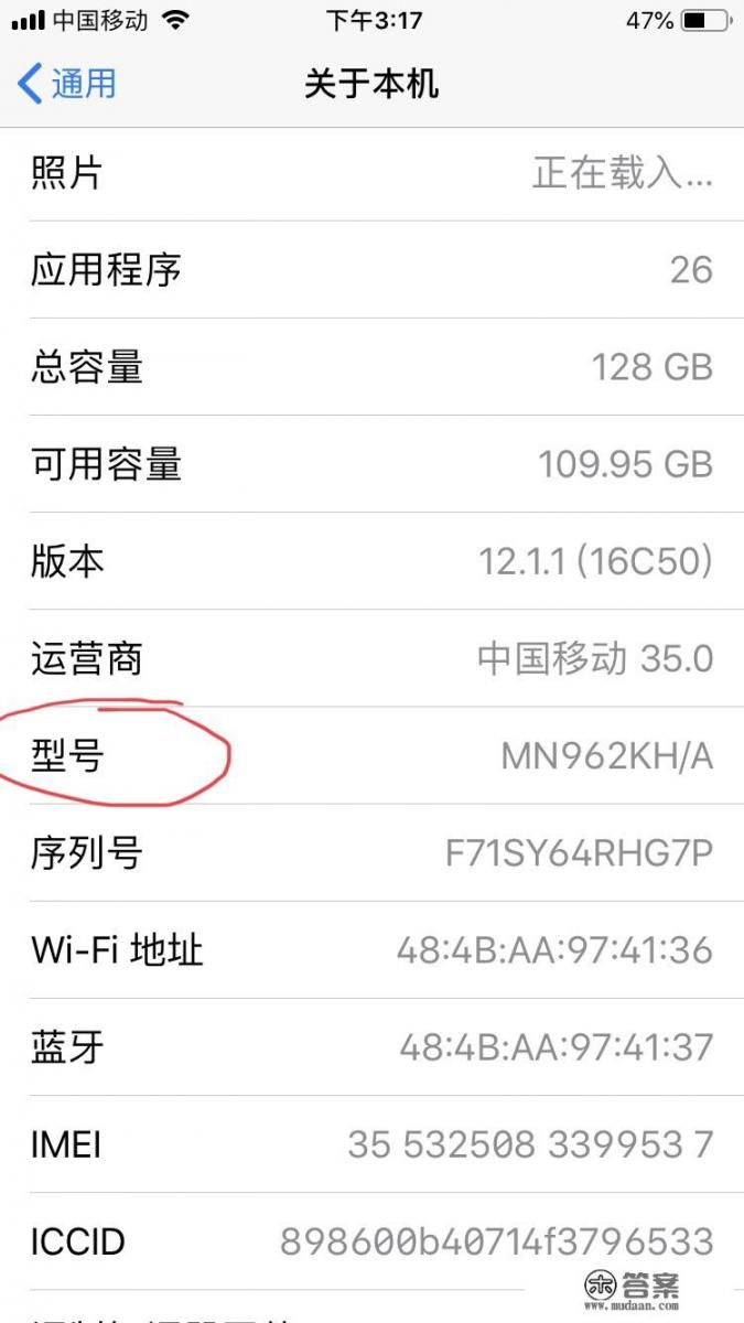 怎么查苹果手机的机型