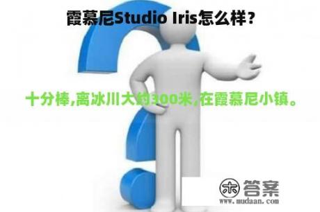 霞慕尼Studio Iris怎么样？