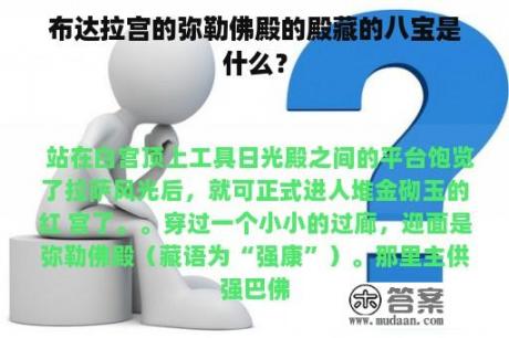 布达拉宫的弥勒佛殿的殿藏的八宝是什么？