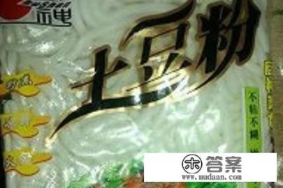 家常炒土豆粉的简单做法_土豆粉的家常做法