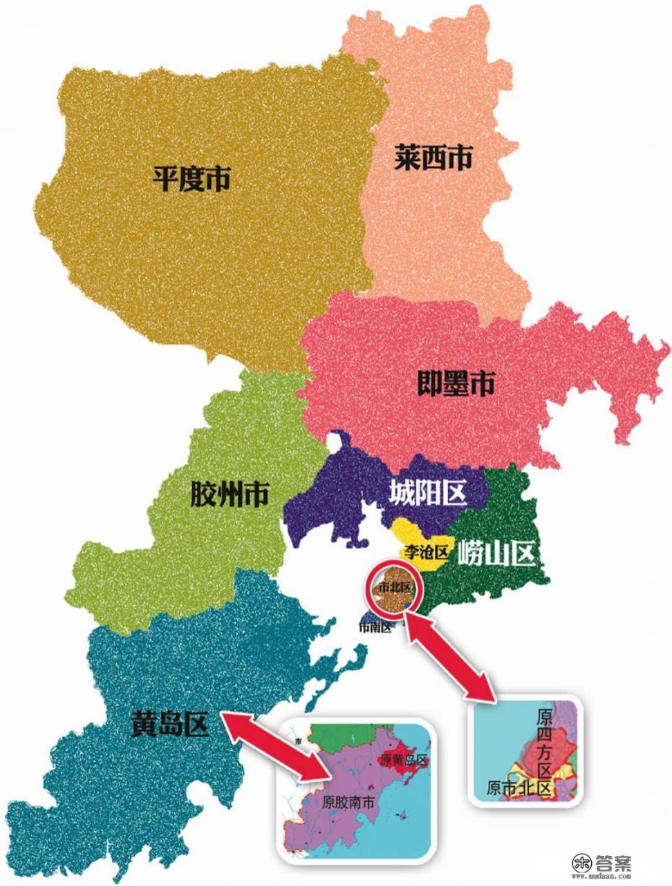 青岛在地图中的位置是什么_青岛在地图中的位置是什么