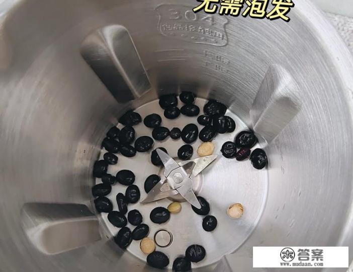 黑豆打豆浆的做法