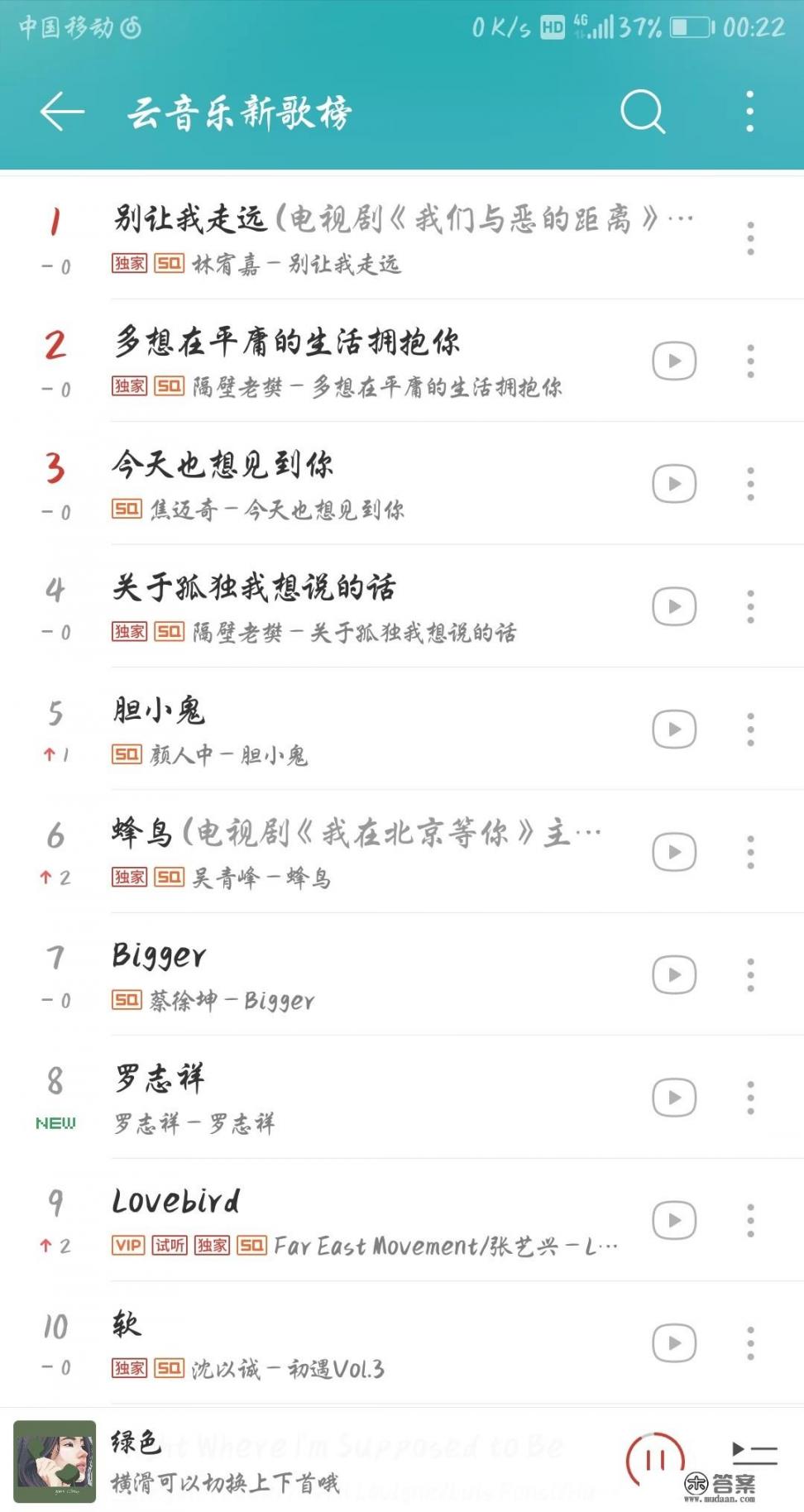 最近什么歌曲比较火而且好听