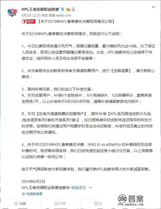 你对王者荣耀KPL春季赛总决赛延期比赛怎么看