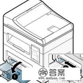 解决SCX-4521NS（4521HS)提示卡纸或缺纸，开/关？