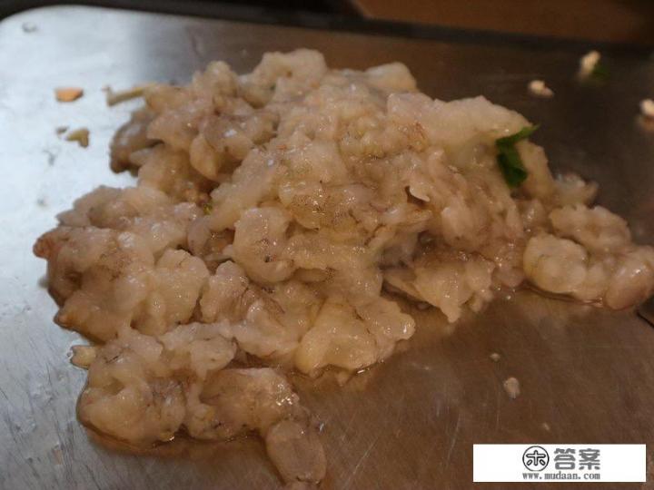 鲜肉虾仁饺子馅做法？