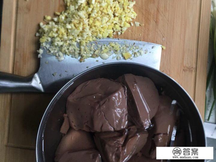 鸡血的家常做法？