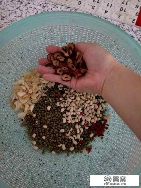 清补凉绿色糖水怎么做？