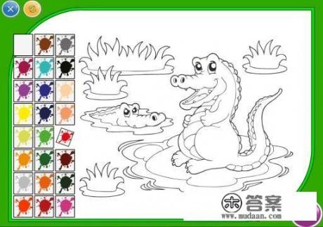 花花填色游戏怎么玩？