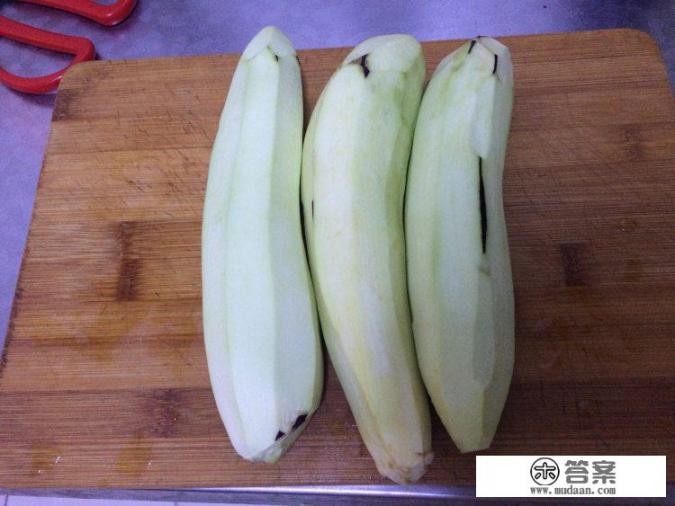 河南面糊茄子的做法？