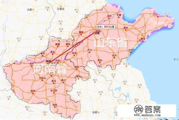 中国地图山东河南交界? 中国地图山东河南交界?