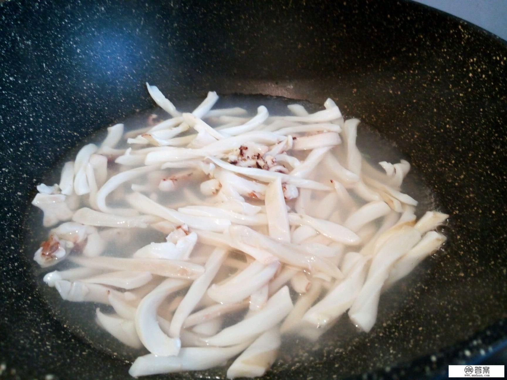 红烧鱿鱼的家常做法？