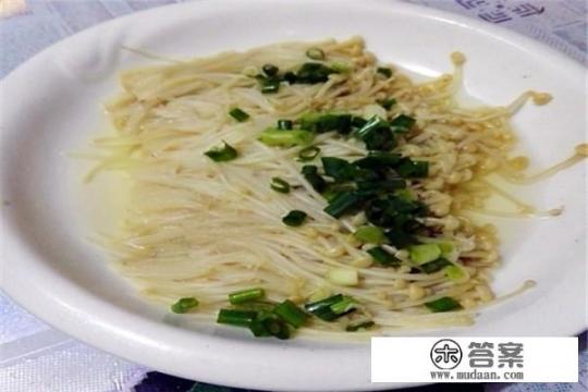 蒜蓉蒸金针菇怎么做？