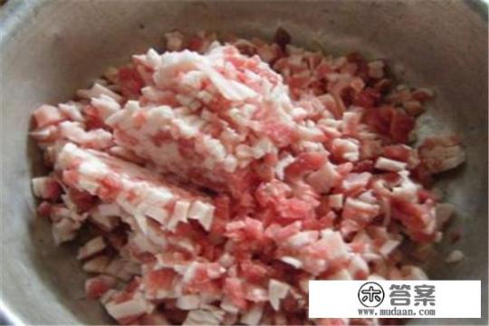 大肉包子馅的做法？