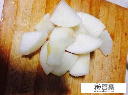 煮雪梨糖水的正确做法？