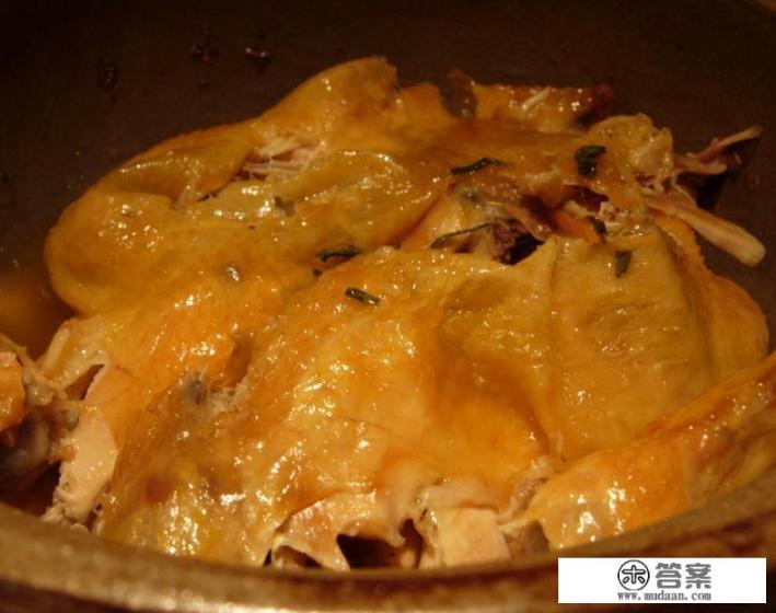 外婆家茶香鸡的制作？