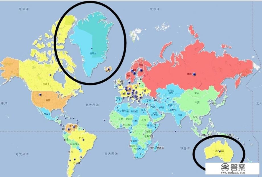 为什么格陵兰岛比非洲还大？