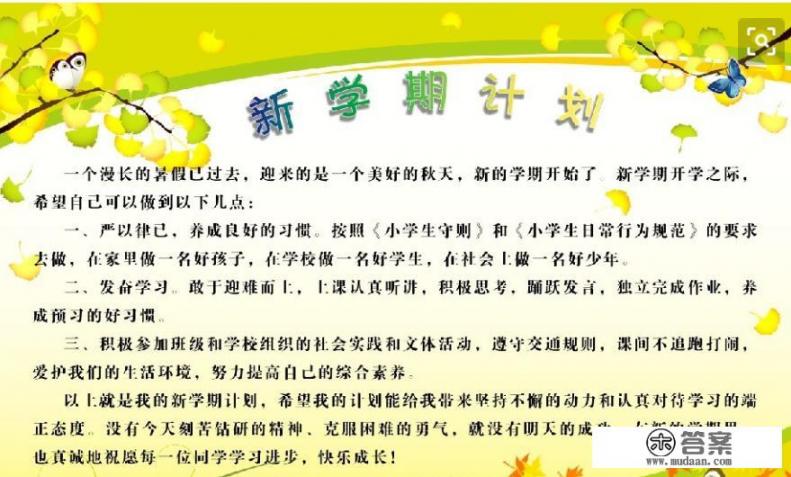 大学生学期目标? 大学生学期目标?