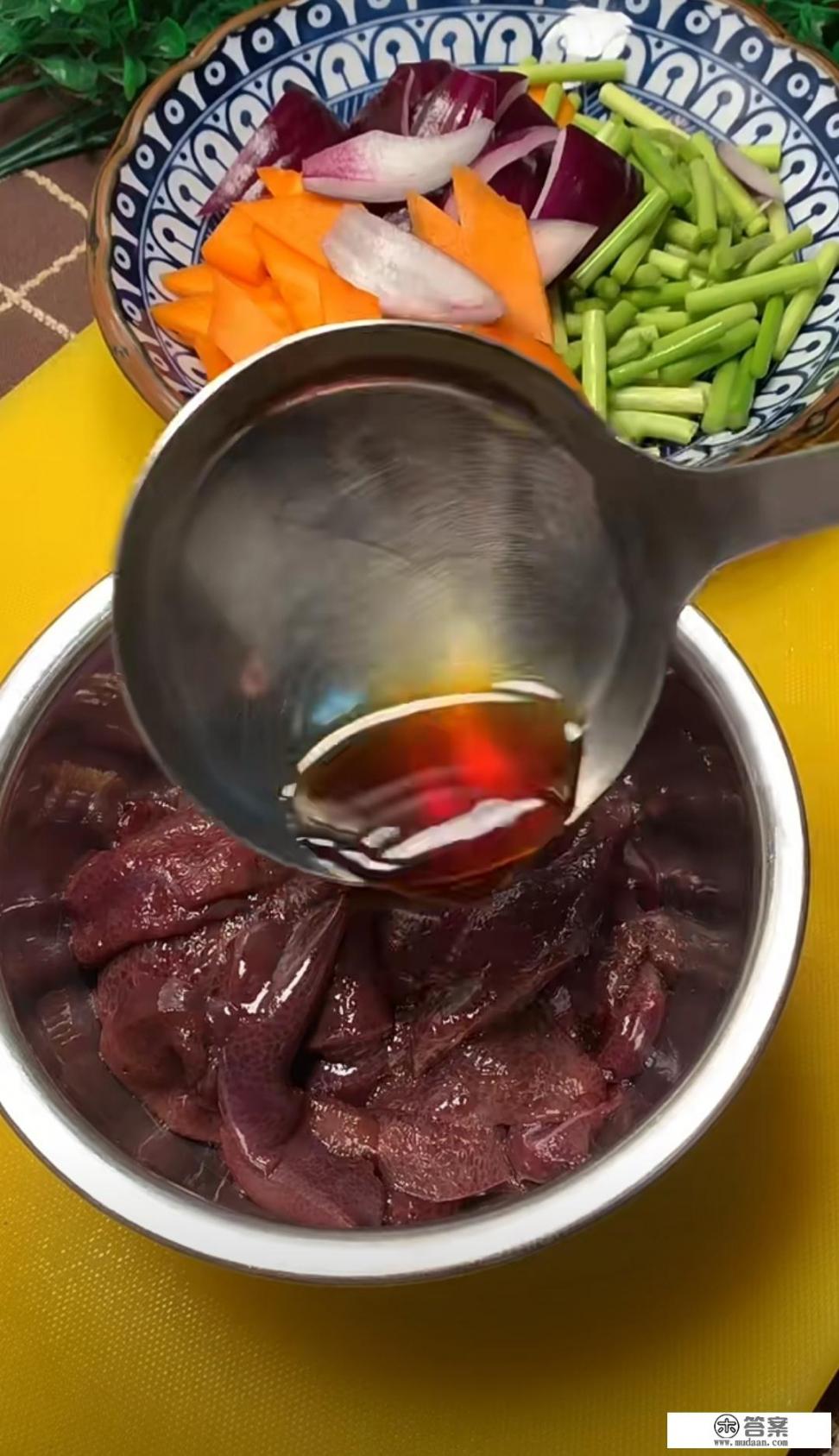 熘肝尖的正确方法？