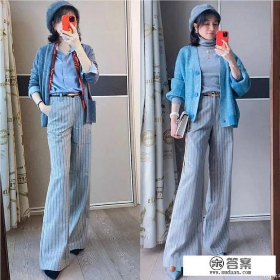 妈妈40岁。穿什么衣服比较显年轻？肤色白，不喜欢奇怪的打扮？