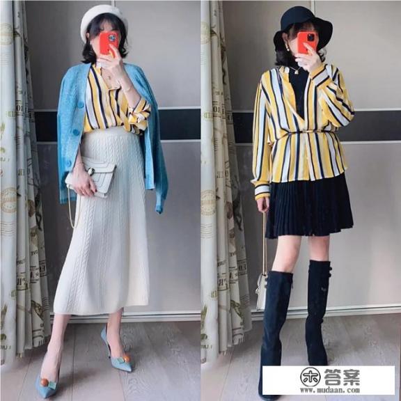 妈妈40岁。穿什么衣服比较显年轻？肤色白，不喜欢奇怪的打扮？