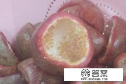 百香果果酱的做法？