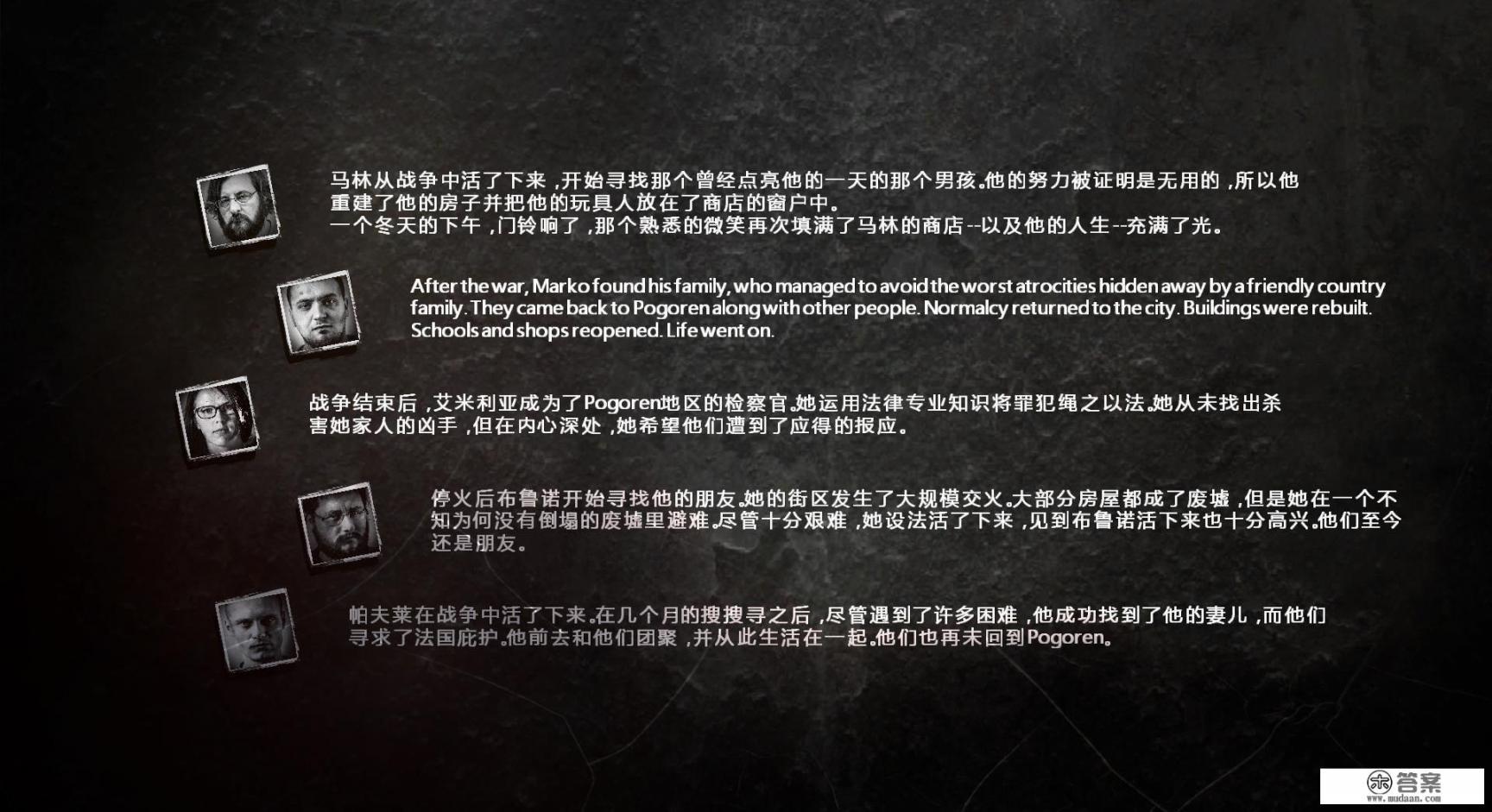 有哪几款手游是类似于这是我的战争? 有哪几款手游是类似于这是我的战争?