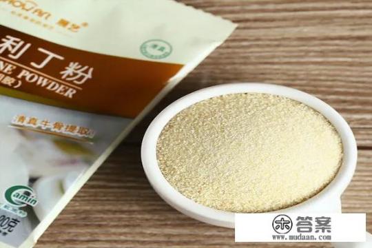 白凉粉和吉利丁片做的果冻有什么区别吗？