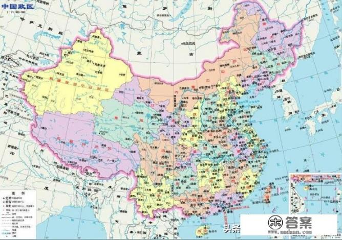 大陆包括哪几个省？