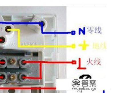 公牛插板怎么接线图解？