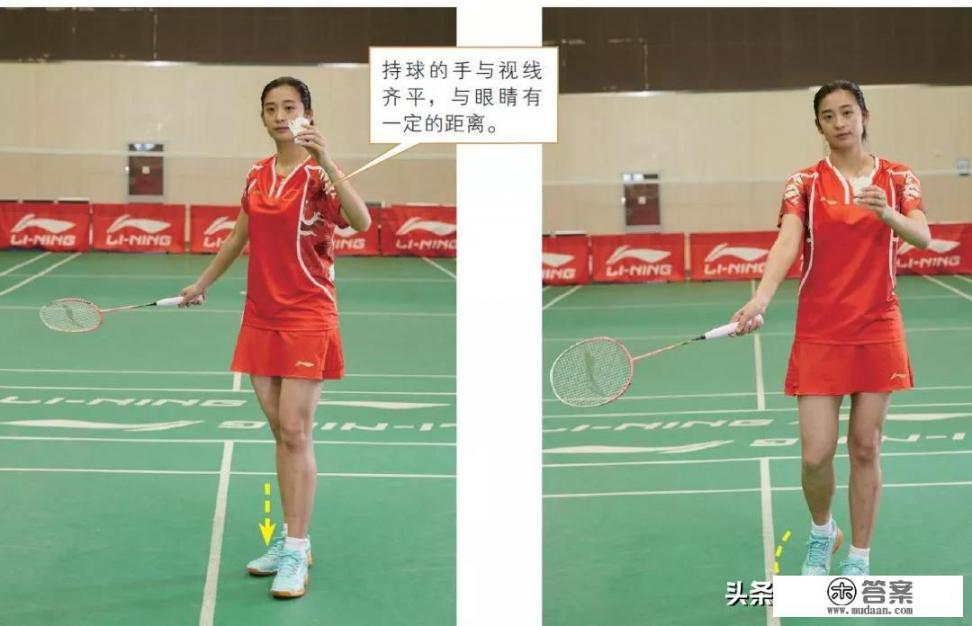 大学体育羽毛球标准？