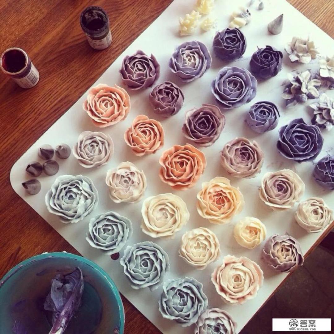 小纸杯蛋糕上奶油怎么裱花？