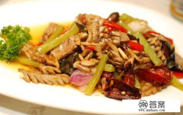 火爆腰花的做法？