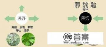中药的升，降，沉，浮是怎么回事？
