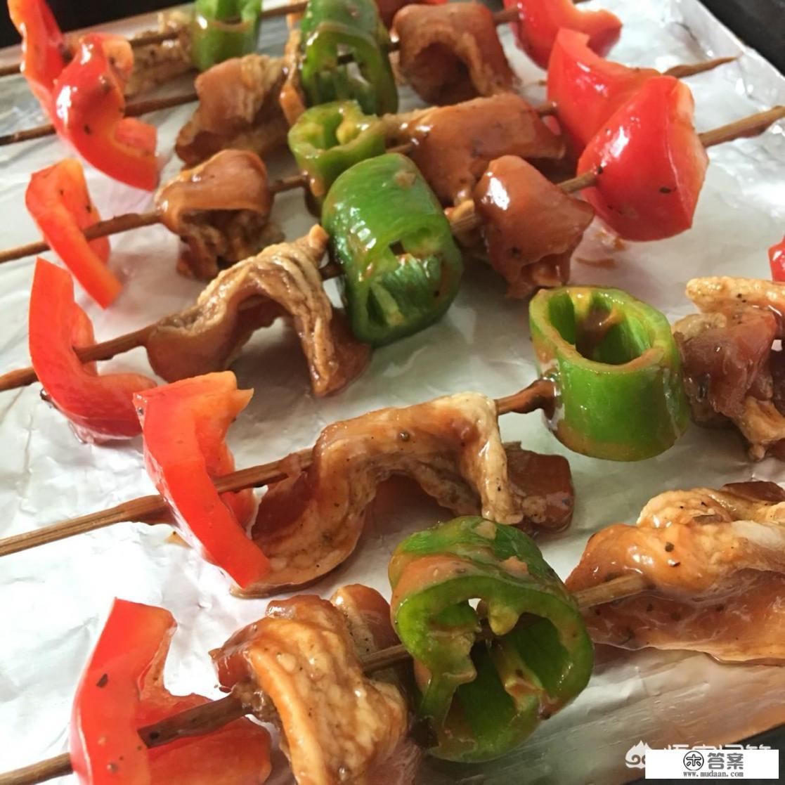 怎样自制烤肉串？