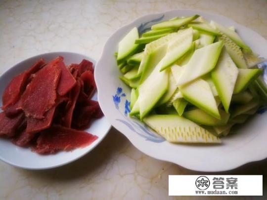 炒角瓜片最好吃的做法?