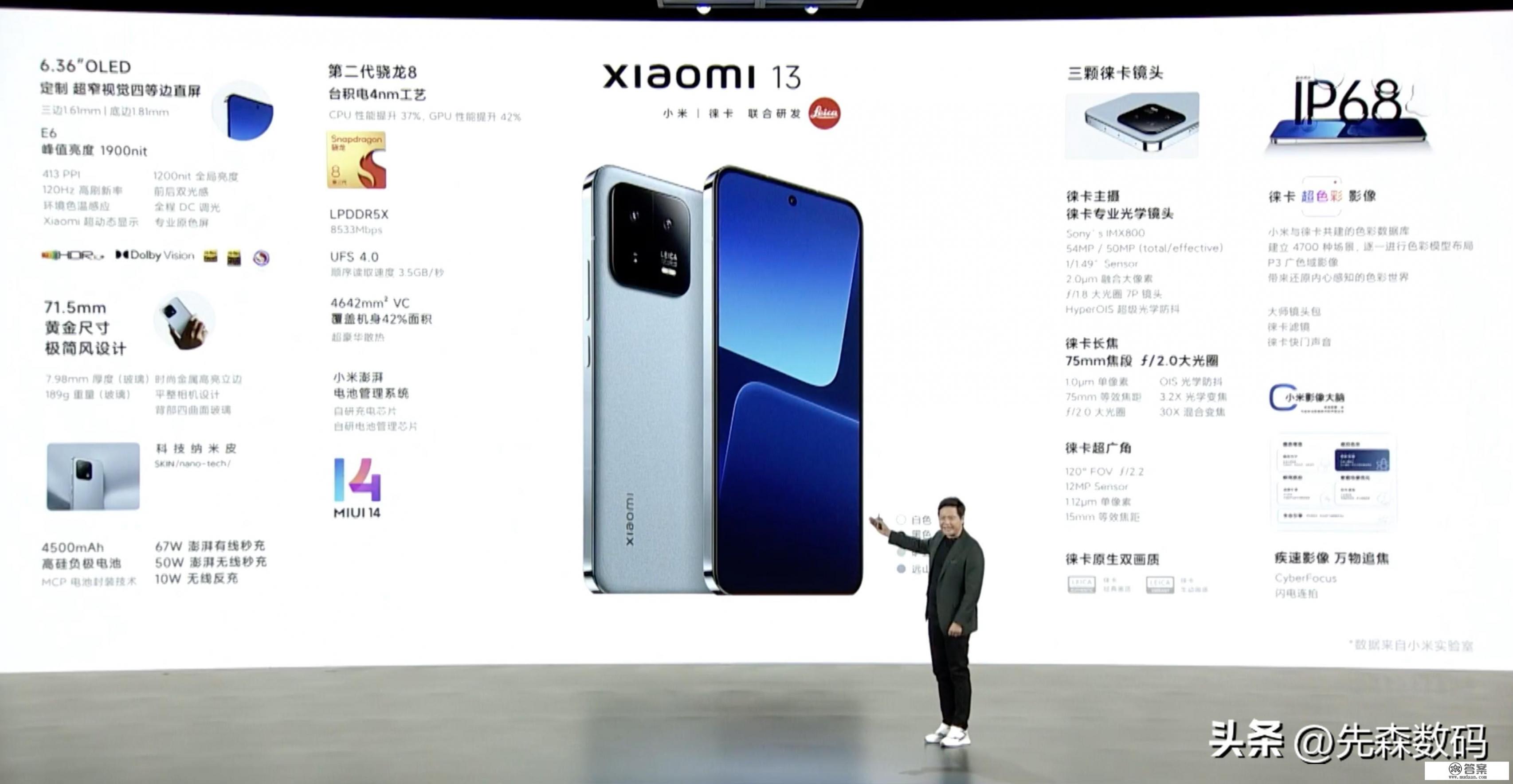 如何看待12月11日发布的小米13系列？有什么亮点和不足？